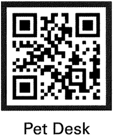 PetDesk QR code